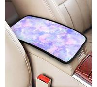Purple Pastel Tie Dye, Vehicle Center Console Armrest Cover Pad Soft Comfort Car Handrail Box Cushion Universal