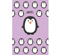 Purple Penguin Notebook: Purple A5 Penguin Notebook Diary Journal Notes Animal Animals Gift Gifts Cute Stationary School Student Supplies Lined Ruled Fun Classic Paper Kids Adults Penguins 100 pages