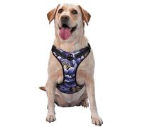 Purple Peonies Small Printed pet Traction Vest for Pets to wear When Walking The Dog or Climbing Mountains