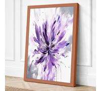 Purple Petals Blooming Canvas Wall Art Print 30x20 Inch