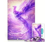 Purple Phoenix 1000 Piece Jigsaw Puzzles for Teenagers Jigsaw Logic Ability Toy Soft Relax Accurate Cut Cherished Gift (38x52cm)