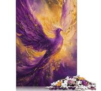 Purple Phoenix Rising Jigsaw Puzzles For Adults 1000 Piece Jigsaws Puzzles 1000 Piece Puzzles For Adults Puzzle Games Toys Gift for 1000pcs (75x50cm)