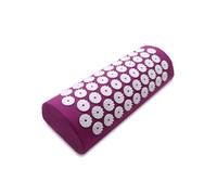 (Purple Pillow Only) Base Yoga Acupressure Massage Mat + Pillow Spiky Pain Stress Soreness Relax Body