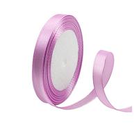 Purple Pink B Satin Ribbon 10mm, 23 Meters Pink Fabric Ribbons Double Sided Silk Ribbons for Gift Wrapping, Crafting, Hair Bows, Balloons, Sewing, Wreaths, Cakes, Wedding Party, Christmas Decoration
