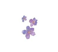 Purple pink flowers color tattoo stickers new waterproof fresh watercolor lovely rustic combination tattoo stickers