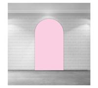 Purple Pink Marble Texture Gold Arched Chiara Backdrop Cover for Birthday Wedding Decorations Doubleside Elastic(Cover6,100x200cm)