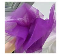 Purple Pink Mauve Soft Tulle Fabric - Wedding, Party Decoration, Chair Covers, Veils & DIY Crafts - Sheer Mesh Netting for Dresses, Curtains & Event Decor(Vintage Violet,300x160cm)