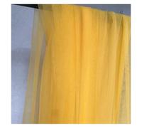 Purple Pink Mauve Soft Tulle Fabric - Wedding, Party Decoration, Chair Covers, Veils & DIY Crafts - Sheer Mesh Netting for Dresses, Curtains & Event Decor(Yellow,1000x160cm)