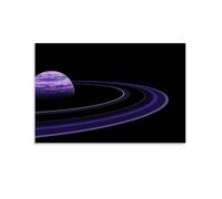 Purple Planet World 4k Poster Poster Vintage Art, Wall Canvas, Decoration Aesthetic, Living Room, Kids Room Dormitory, Cafe, Bathroom, Suitable for Bedroom, Gym, Cool Classic 08x12inch(20x30cm) Unfram