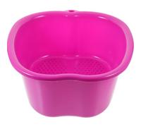 Purple Plastic Foot Wash Bucket for Soaking Feet and Home Use