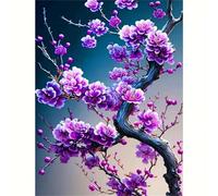 Purple Plums Jigsaw Puzzles for Adults 1000 piece, puzzle for Adults 19.7x29.5 inch, DIY Craft puzzles for Home Decoration Gifts,Puzzle Perfect for Game
