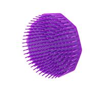 Purple Pocket Palm Comb, Soft Portable Pocket Brush and Shampoo Comb Massager, Hair Brush for Home, Office, Travel and Pets Grooming