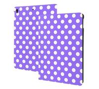 Purple Polka Dot Print (q) Compatible with ipad air 3rd Generation Case Cover, Tablet Cases Compatible with ipad Pro Case 10.5 Inch, Auto Wake/Sleep, Folio Stand