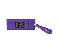 Purple Portable Useful Digital Mini Keychain Watchl, Backpack Clip for Lanyard, Unisex Novelty Timepiece