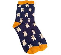 Purple Possum® Mens Socks Novelty Westie Dogs Fun West Highland Terrier Dog Bamboo Cotton Blend Dog Print Shoe Size 8-12 Gift Idea