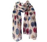 Purple Possum UK Scarf Beige Ivory Cream Sketch Tree Print, Ladies Wrap Shawl, Sarong Teal Maroon Red