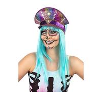 Purple Power Military Festival Hat (Pack of 1) - Durable & Vibrant Design, Perfect Accessory for Concerts, Raves, Events & Outdoor Adventures Halloween Halloween