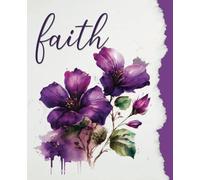 Purple Prayer Journal for Women | Gift for Christian |Daily Devotional: Inspirational Bible notebook with Bonus Sermon Notes