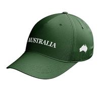 Purple Print House Australia Mens Cap Retro Rugby Australian Supporters Hat, One Size, Bottle