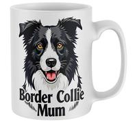 Purple Print House Border Collie Mum Mug Canine Owner Tea Coffee Cup Womens Christmas Stocking Filler Gift