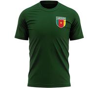 Purple Print House Cameroon Shirts for Men, Cameroon Flag Badge Retro T Shirt, Football Country Africa 2022 Supporters Gifts for Him or Her, 2024 World Tournament Footy Soccer Top, L, Forest