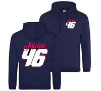 Purple Print House Custom Adults Motocross Hoodie Name & Race Number Hoody Personalised MX Dirt Bike Racing Pits Track Day Practice Jumper Men Women, S, Navy