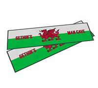 Purple Print House Custom Welsh Flag Man Cave - Personalised Bar Runner Born and Raised In Wales Custom Text Rubber Bar Mat Cymru Gift Home Bar Accessories For Home Pub (Large - 880x250)