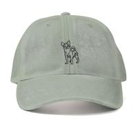 Purple Print House Embroidered Chihuahua Vintage Cap Women Men Dog Walks Gift Unisex Hat Puppy Pet Owner Birthday Present, One Size, Sage