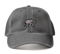 Purple Print House Embroidered Elephant Vintage Dad Cap Hat Embroidery Baseball Cap Safari Men Women Unisex Gifts, One Size, Black