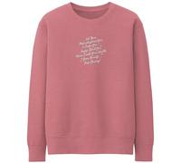 Purple Print House Embroidered Keep Shining Sweatshirt For Women Let Them Misunderstand You Autumn Winter Jumper Ladies Top, XL, Dusty Pink