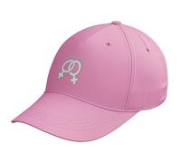 Purple Print House Embroidered Lesbian Pride Baseball Cap Sorry Boys LGBTQ Hat for Festivals and Parades Gay Headwear Gift, One Size, Light Pink