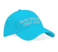 Purple Print House Embroidered Make England Great Again Baseball Cap English Pride Patriotic British Hat for Men and Women Unisex, One Size, Surf Blue