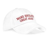 Purple Print House Embroidered Make England Great Again Baseball Cap English Pride Patriotic British Hat for Men and Women Unisex, One Size, White