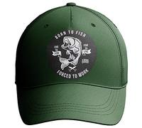 Purple Print House Fishing Gifts for Men - Fishing Hat - Born to Fish Fishing Baseball Cap Hat Mens Funny Fishing Tackle (Green)