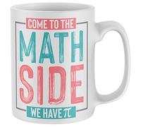 Purple Print House Funny Maths Teachers Mug Come To The Maths Side Tea Coffee Drinking Cup Men Women Best Teacher GIft