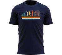 Purple Print House Funny Mechanic T Shirt Evolution of a Grease Monkey Top for Men Dad Partner Fathers Day Birthday Gift Car Garage Present, L, Navy