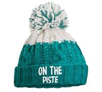 Purple Print House Funny Skiing Apres Beanie On The Piste Ski Trip Accessory Winter Walking Unisex Embroidery Hat