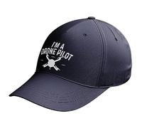 Purple Print House I'm A Drone Pilot Cap for Men Funny Flying Drones Novelty Hat Gifts, One Size, Navy