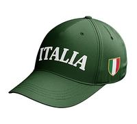 Purple Print House Italia Flag Text Mens Baseball Hat Nations Rugby Supporter Italy Football Italian, One Size, Bottle