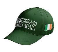 Purple Print House Make Ireland Great Again Cap Irish Pride Patriot Culture Heritage President Baseball Hat, One Size, Bottle
