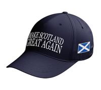 Purple Print House Make Scotland Great Again Cap Scottish Pride Patriot Culture Heritage Baseball Hat, One Size, Navy