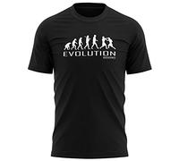 Purple Print House Mens Evolution T Shirts for Men - Boxing T Shirt - Slogan Birthday Boxer Fighting Gift Idea for Him - Cool Unique Hobby, M, Black