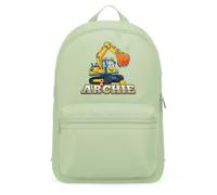 Purple Print House Personalised Construction Backpack For Boys - Excavator Digger Custom Name Nursery School Bag Kids, One Size, Pistachio