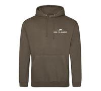 Purple Print House Personalised Couples Hoodies Roman Numerals Anniversary Date His and Her Initial Embroidered - Valentines Day Matching Gifts, XXL, Olive Green