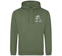 Purple Print House Personalised Embroidered Fathers Day Hoodie With Custom Names & Embroidery from Photo Gift For Dad Grandad, XL, Forest