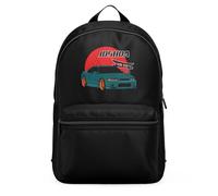 Purple Print House Personalised Racing Car Mini Backpack For Boys Custom Age Fast Cars Back To School PE Sports Kids Bag, One Size, Black