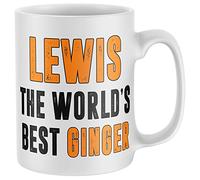 Purple Print House Personalised Worlds Best Ginger Mug Boyfriend Girlfriend with Ginger Hair Name Tea Coffee Cup Birthday Valentines Day