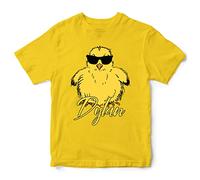 Purple Print House Personalised Yellow Easter Chick T Shirt Kids Boy Girl Scavenger Hunt Rabbit Spring Top Tee, 9-11 Years, Yellow