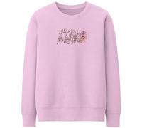 Purple Print House Santas Sleigh Womens Sweatshirt Ladies Festive Rudolph Sweater Cosy Christmas Jumper Reindeers, S, Light Pink