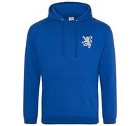 Purple Print House Scotland Rampant Lion Embroidered Hoodie For Men Scottish Emblem St Andrews Rugby Country Him JHooded Top, XXL, Royal